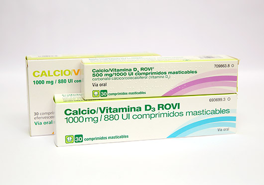 Calcio y vitamina D3 ROVI